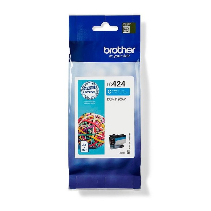 LC424C Brother Lc-424C Ink Cartridge 1 Pc(S) Original Cyan LC424C Brother Lc-424C Ink Cartridge 1 Pc(S) Original Cyan