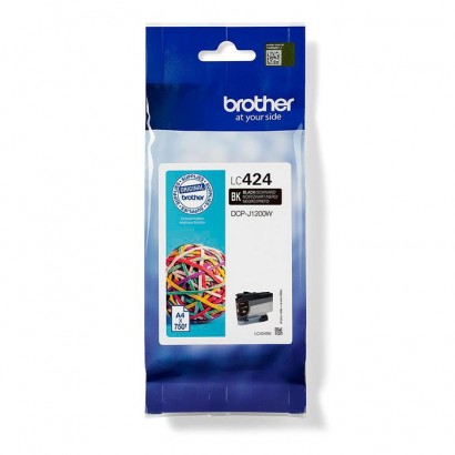 LC424BK Brother Lc-424Bk Ink Cartridge 1 Pc(S) Original Black