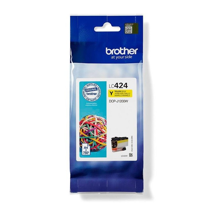 LC424Y Brother Lc-424Y Ink Cartridge 1 Pc(S) Original Yellow