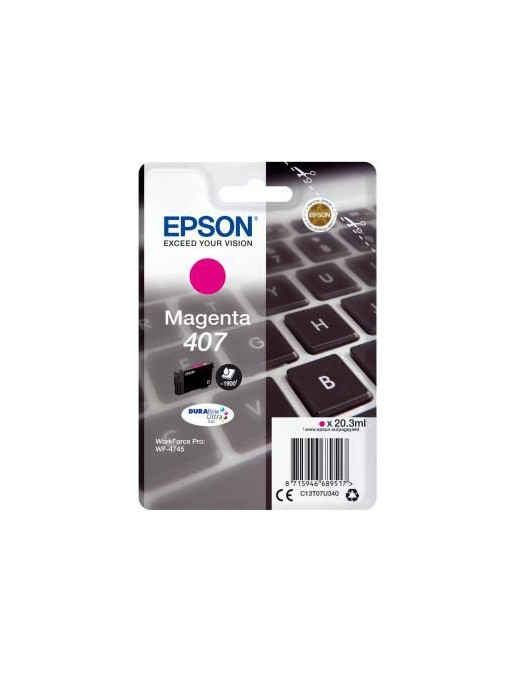 C13T07U340 Epson Wf-4745 Ink Cartridge 1 Pc(S) Original High (Xl) Yield Magenta