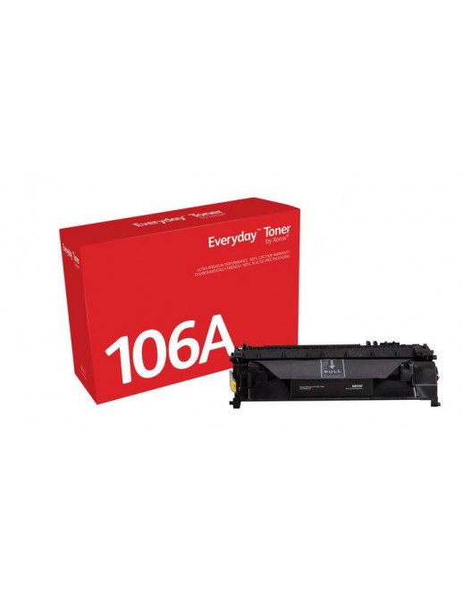 006R04525 Xerox Everyday Black Toner Compatible With Hp 106A (W1106A), Standard Yield