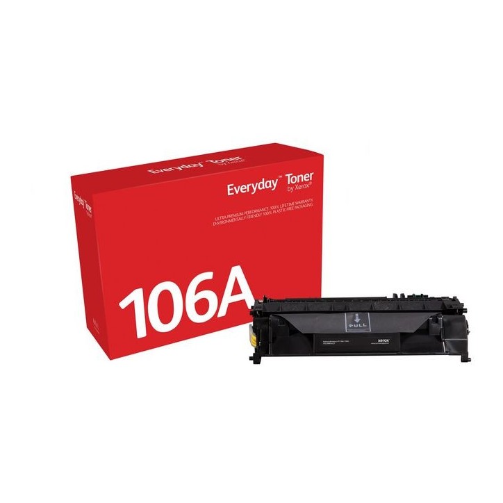 006R04525 Xerox Everyday Black Toner Compatible With Hp 106A (W1106A), Standard Yield