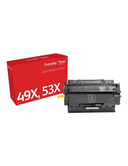 006R03666 Xerox Everyday Black Toner Compatible With Hp Q5949X/ Q7553X