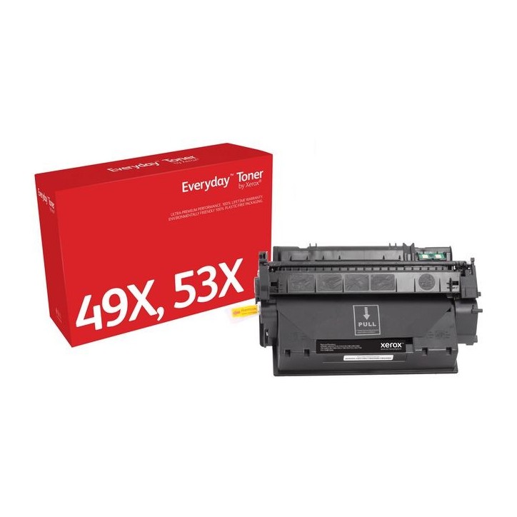 006R03666 Xerox Everyday Black Toner Compatible With Hp Q5949X/ Q7553X