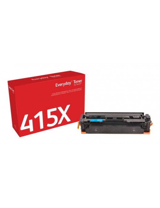 006R04189 006R04189 Xerox Everyday Cyan Toner Compatible With Hp 415X (W2031X), High Yield