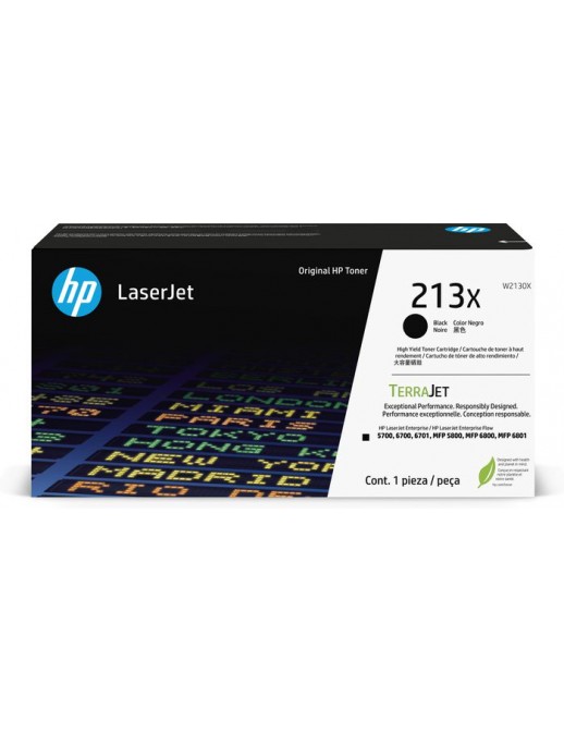 W2130X W2130X HP 213X High Yield Black Original Laserjet Toner Cartridge