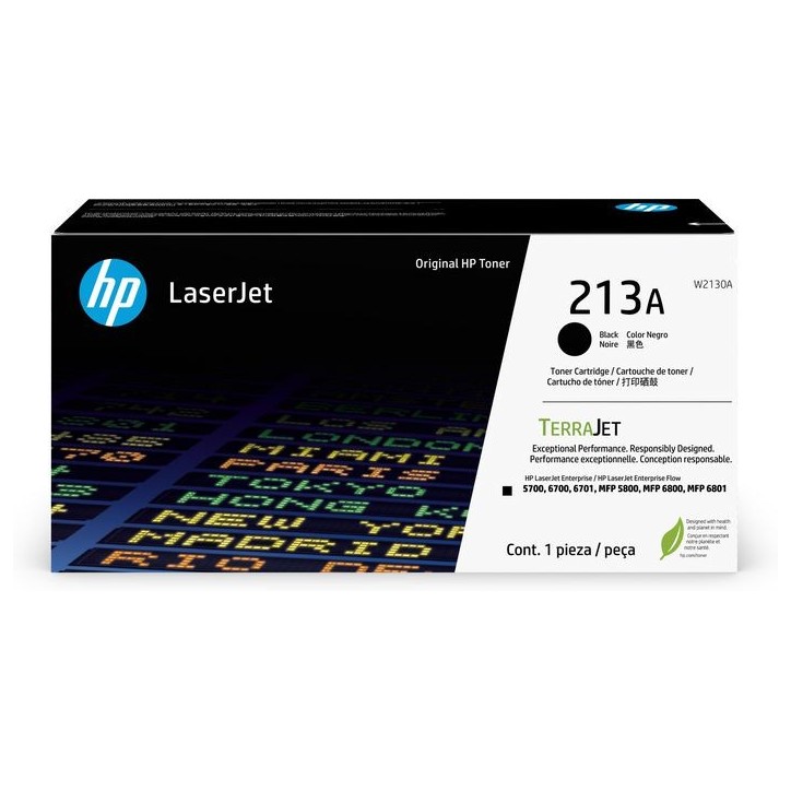 W2130A HP 213A Black Original Laserjet Toner Cartridge
