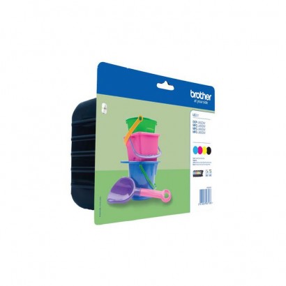 LC-221VALBPDR LC-221VALBPDR Brother Ink Cartridge 4 Pc(S) Original Black, Cyan, Magenta, Yellow