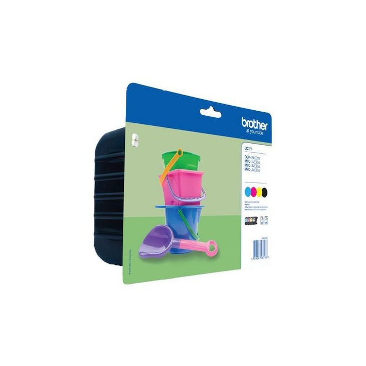 LC-221VALBPDR Brother Ink Cartridge 4 Pc(S) Original Black, Cyan, Magenta, Yellow