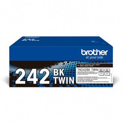 TN242BKTWIN Brother Tn-242Bktwin Toner Cartridge 2 Pc(S) Original Black