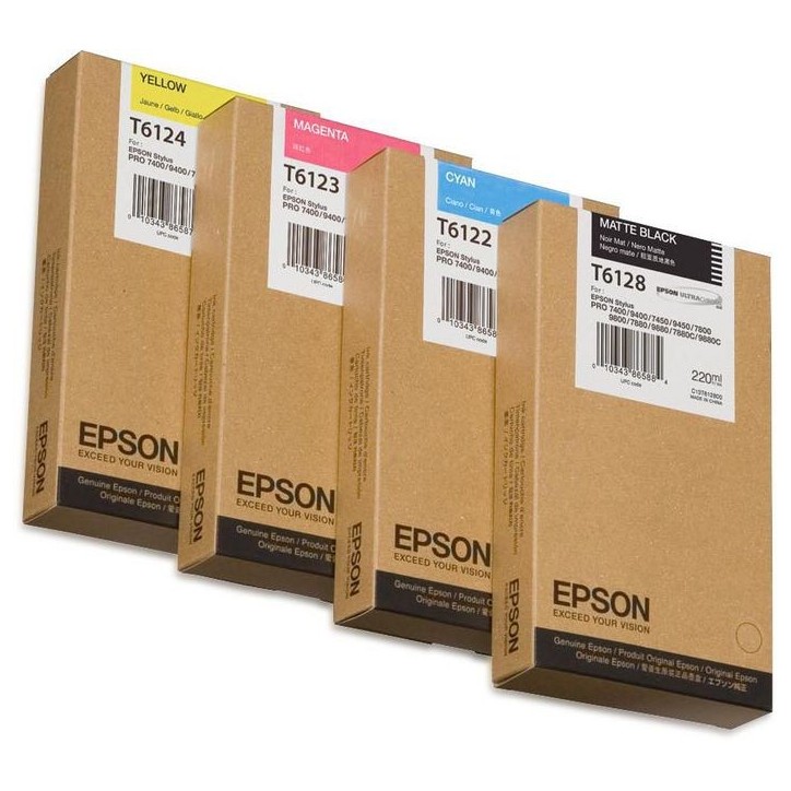 C13T612200 Epson Singlepack Cyan T612200 220 ml