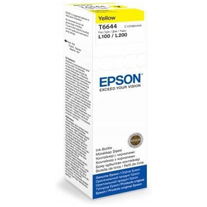 C13T66444A Epson T6644 Yellow Ink Bottle 70Ml