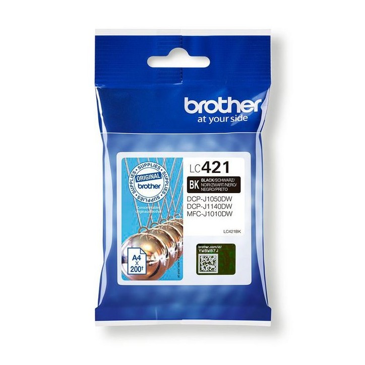 LC421BK Brother Lc-421Bk Ink Cartridge 1 Pc(S) Original Black LC421BK Brother Lc-421Bk Ink Cartridge 1 Pc(S) Original Black