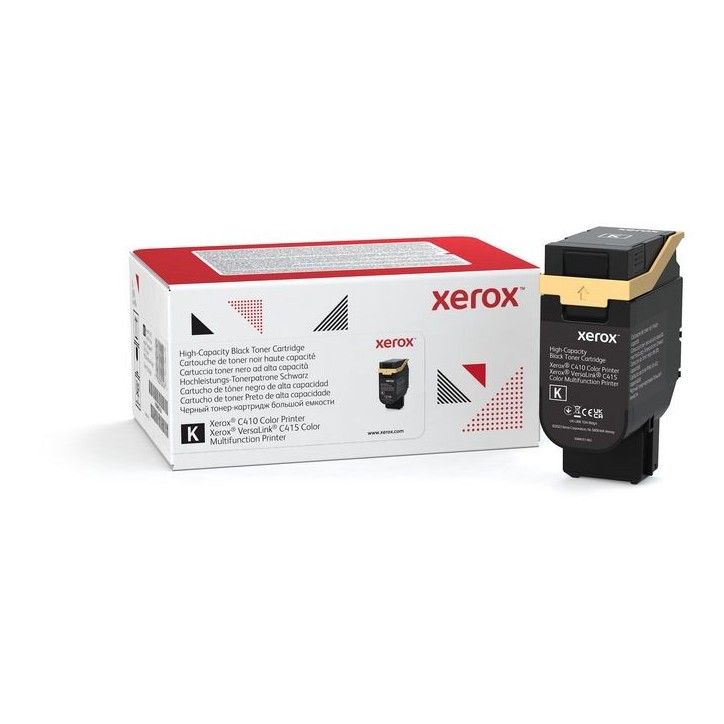 006R04685 Xerox 10 / Versalink C415 Color Multifunction Printer Black High Capacity Toner Cartridge (10,500 Pages) - 006R04685