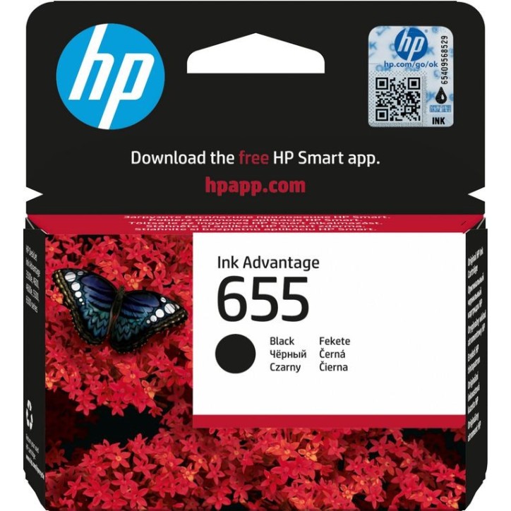 CZ109AEBHK HP 655 Black Original Ink Advantage Cartridge
