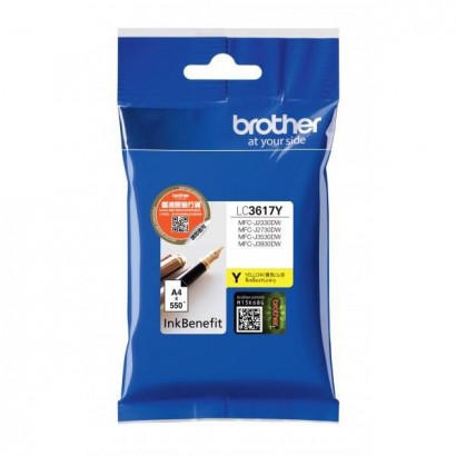 LC3617Y Brother Lc-3617Y Ink Cartridge 1 Pc(S) Original Standard Yield Yellow