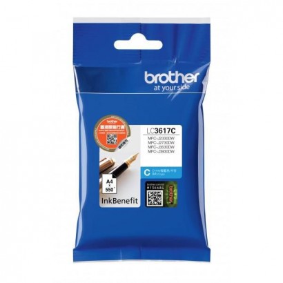 LC3617C Brother Lc-3617C Ink Cartridge 1 Pc(S) Original Standard Yield Cyan