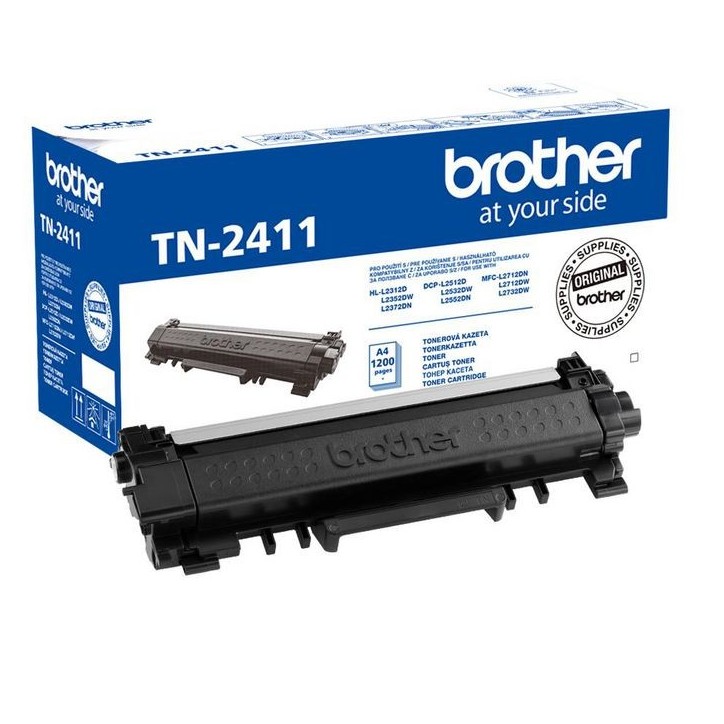 TN2411 Brother Tn-2411 Toner Cartridge 1 Pc(S) Original Black TN2411 Brother Tn-2411 Toner Cartridge 1 Pc(S) Original Black