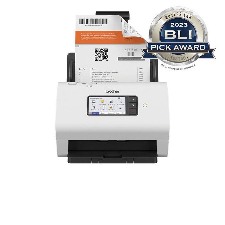 ADS4900WRE1 Brother Ads-4900W Adf Scanner 600 X 600 Dpi A4 Black, White ADS4900WRE1 Brother Ads-4900W Adf Scanner 600 X 600 Dpi A4 Black, White