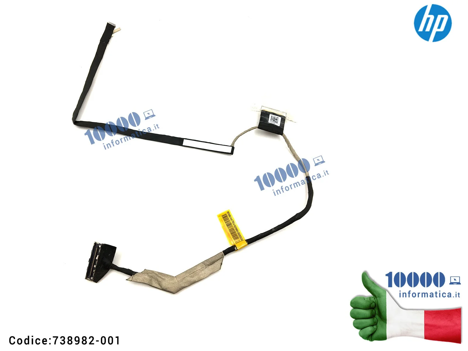 738982-001 Cavo Flat LCD HP ZBook 15 EliteBook 850 G1 DC02001MN00 VBL20 EDP CABLE
