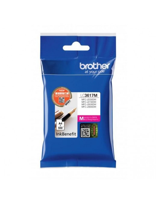 LC3617M Brother Lc-3617M Ink Cartridge 1 Pc(S) Original Standard Yield Magenta