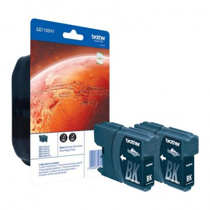 LC1100HYBKBP2 LC1100HYBKBP2 Brother Ink Cartridge 2 Pc(S) Original Black