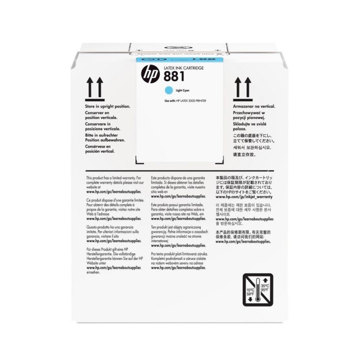 CR335A HP 881 5-liter Light Cyan Latex Ink Cartridge