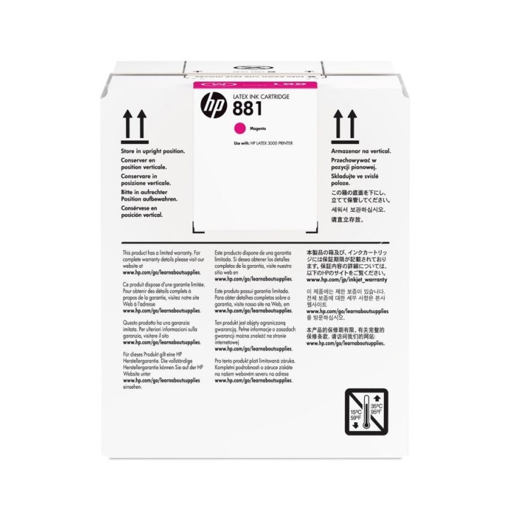 CR332A HP 881 5-liter Magenta Latex Ink Cartridge