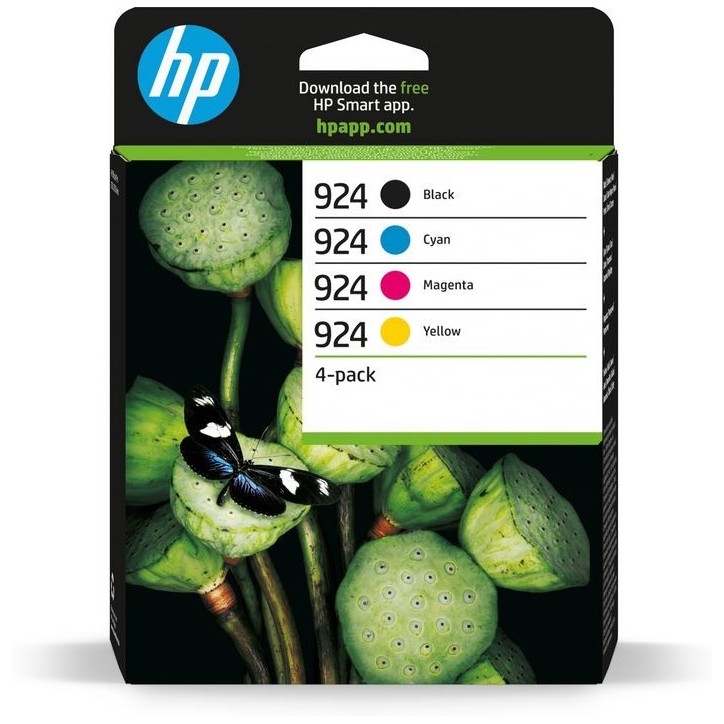 6C3Z1NE301 HP 924 CMYK Original Ink Cartridge 4-Pack
