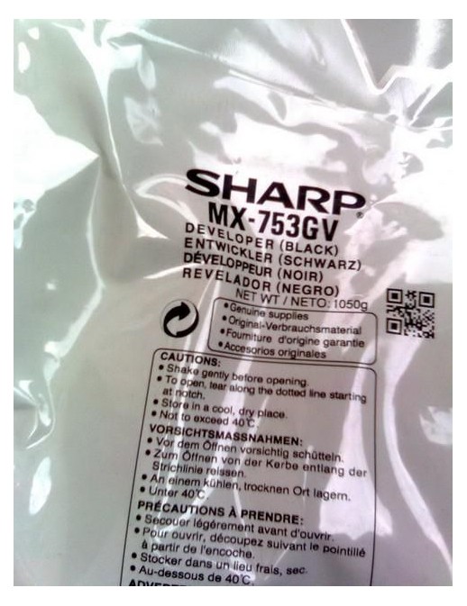 MX753GV MX753GV Sharp Mx-753Gv Developer Unit