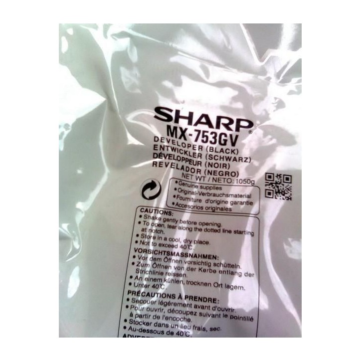 MX753GV Sharp Mx-753Gv Developer Unit MX753GV Sharp Mx-753Gv Developer Unit