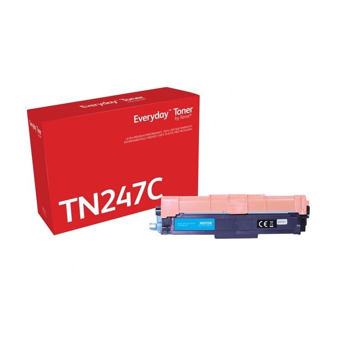 006R04231 Xerox Everyday Cyan Toner Compatible With Brother Tn-247C, High Yield