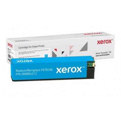 006R04212 Xerox Everyday Cyan Pagewide Cartridge Compatible With Hp 972X (F6T81Ae), High Yield