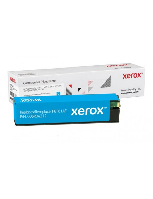 006R04212 Xerox Everyday Cyan Pagewide Cartridge Compatible With Hp 972X (F6T81Ae), High Yield