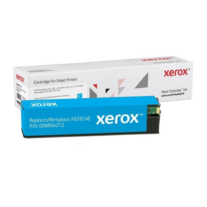 006R04212 Xerox Everyday Cyan Pagewide Cartridge Compatible With Hp 972X (F6T81Ae), High Yield