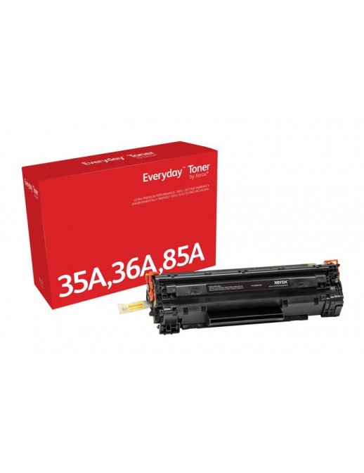 006R03708 Xerox Everyday Black Toner Compatible With Hp Cb435A/ Cb436A/ Ce285A/ Crg-125