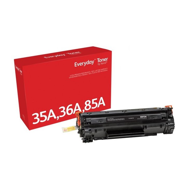 006R03708 Xerox Everyday Black Toner Compatible With Hp Cb435A/ Cb436A/ Ce285A/ Crg-125