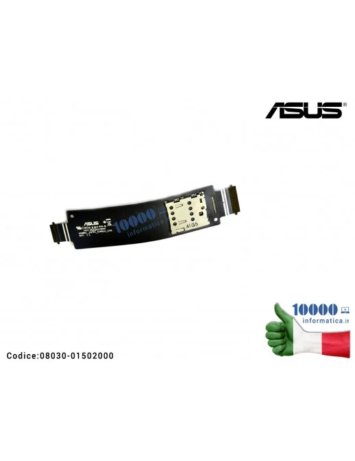08030-01502000 IO FPC Connettore SIM ASUS ZenFone 5 A500KL (T00P) Cavo Collegamento R2.2B 08030-01502000