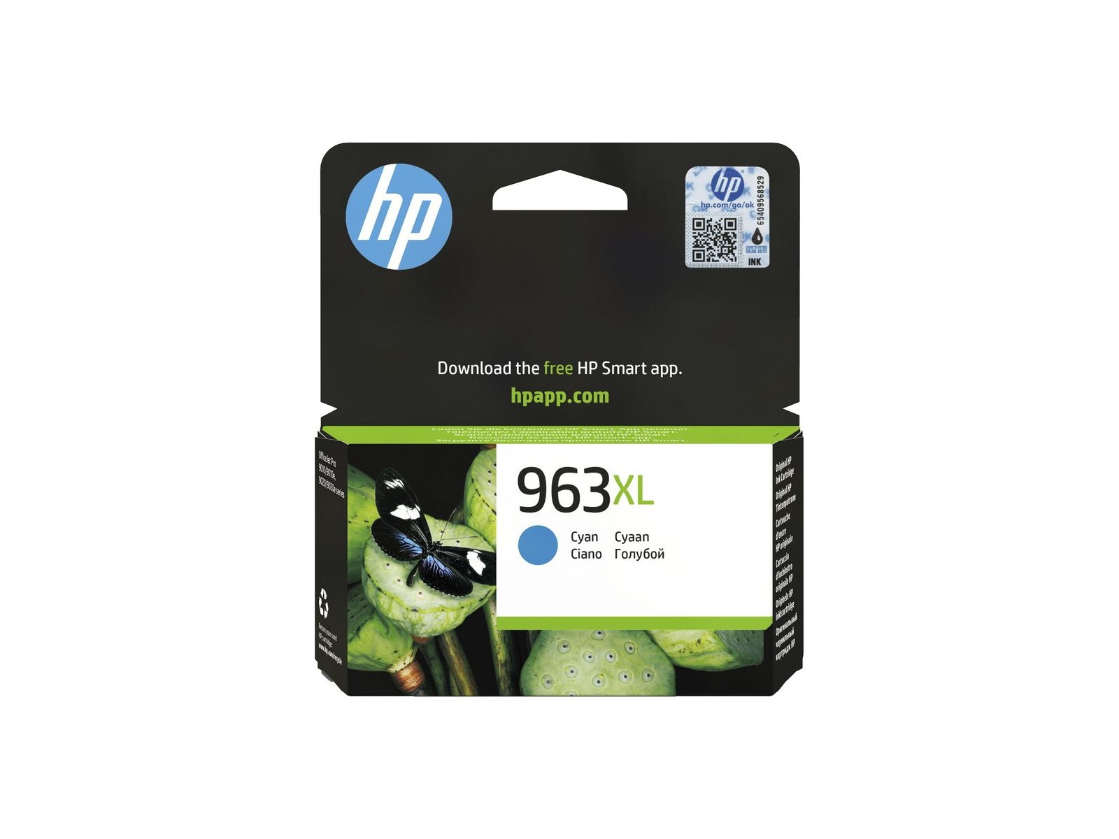 3JA27AE#BGY 3JA27AEBGY HP 963Xl High Yield Cyan Original Ink Cartridge 3JA27AE#BGY 3JA27AEBGY HP 963Xl High Yield Cyan Original Ink Cartridge