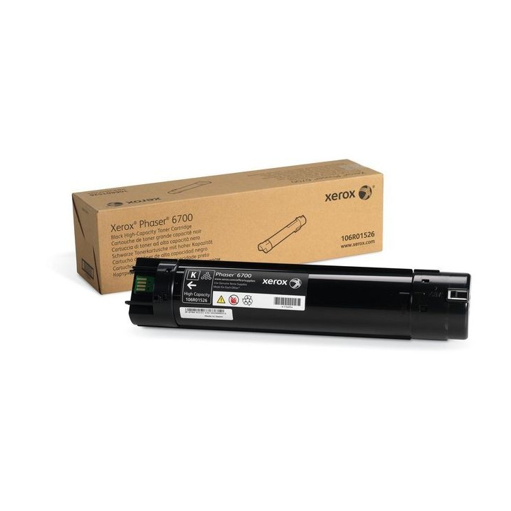 106R01526 Xerox Black High Capacity Toner Cartridge, Pha