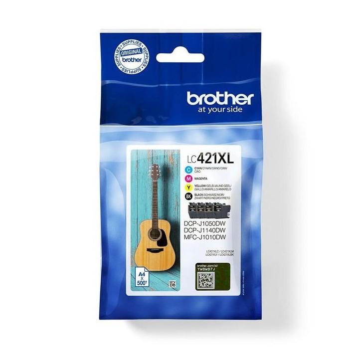 LC421XLVALDR Brother LC421XL HY VALUE BP INK & DR SEC TAG - MOQ 4