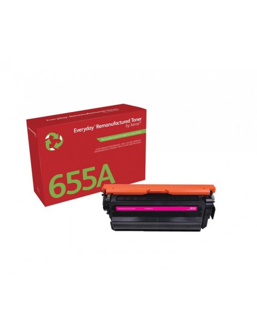 006R04346 Xerox Ay Remanufactured Everyday Magenta Remanufactured Toner By Xerox Replaces Hp 655A (Cf453A), Standard Capacity