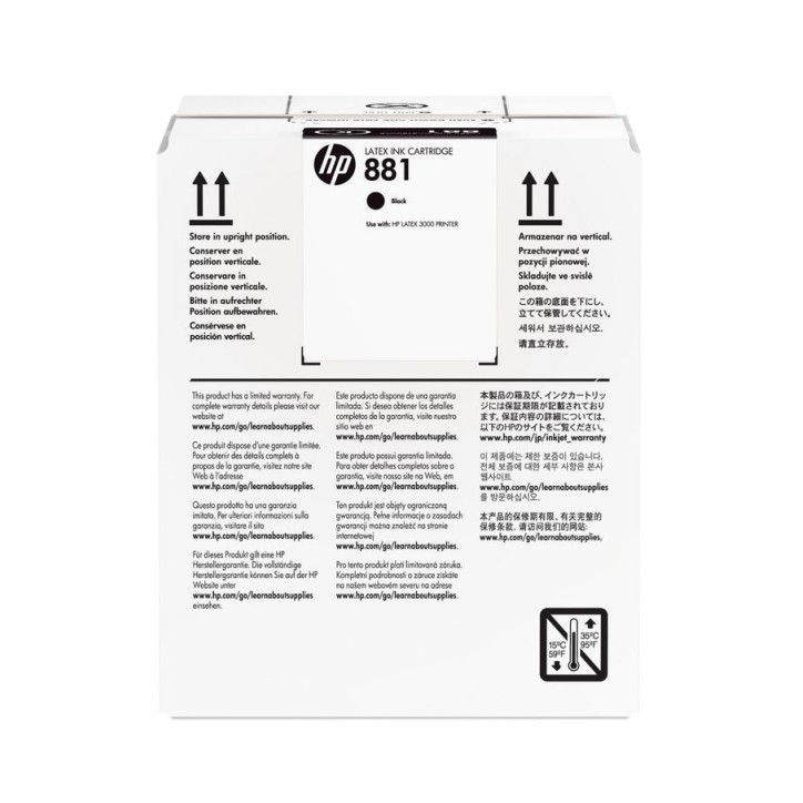 CR334A HP 881 5-Liter Black Latex Ink Cartridge