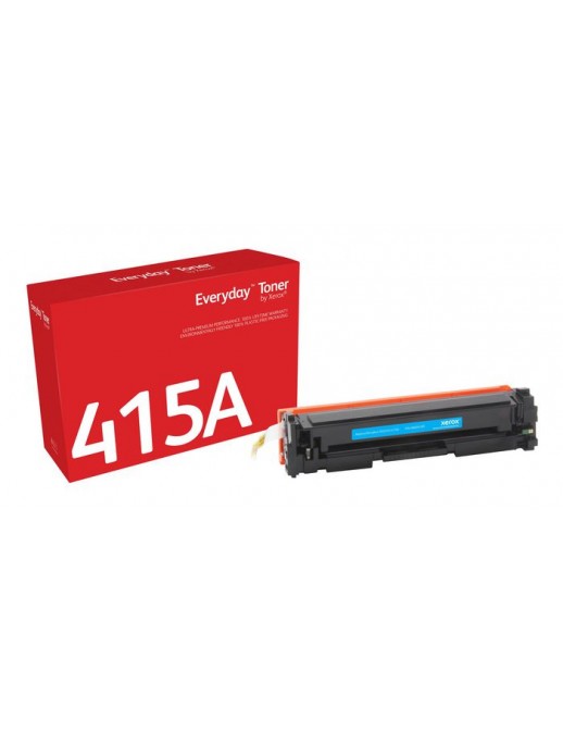 006R04185 Xerox Everyday Cyan Toner Compatible With Hp 415A (W2031A), Standard Yield