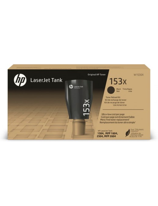 W1530X W1530X HP 153X Black Original Laserjet Tank Toner Reload Kit