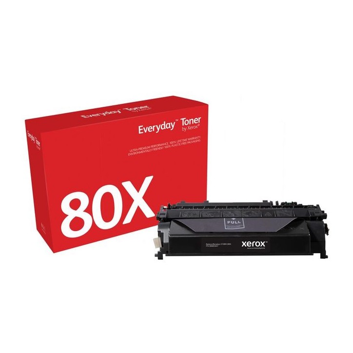 006R03647 Xerox Everyday Black Toner Compatible With Hp 80X (Cf280X), Extra High Yield