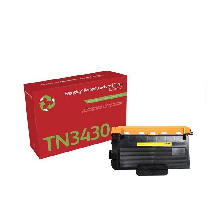 006R03617 Xerox Ay Remanufactured Everyday Black Remanufactured Toner By Xerox Replaces Brother Tn3430, Standard Capacity