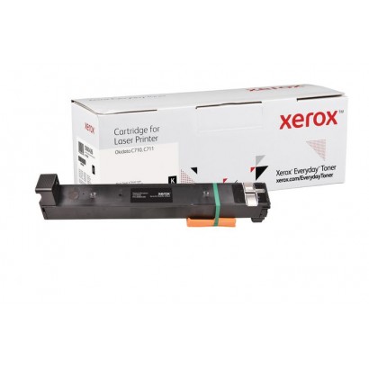 006R04286 Xerox Everyday Black Toner Compatible With Oki 44318608, Standard Yield