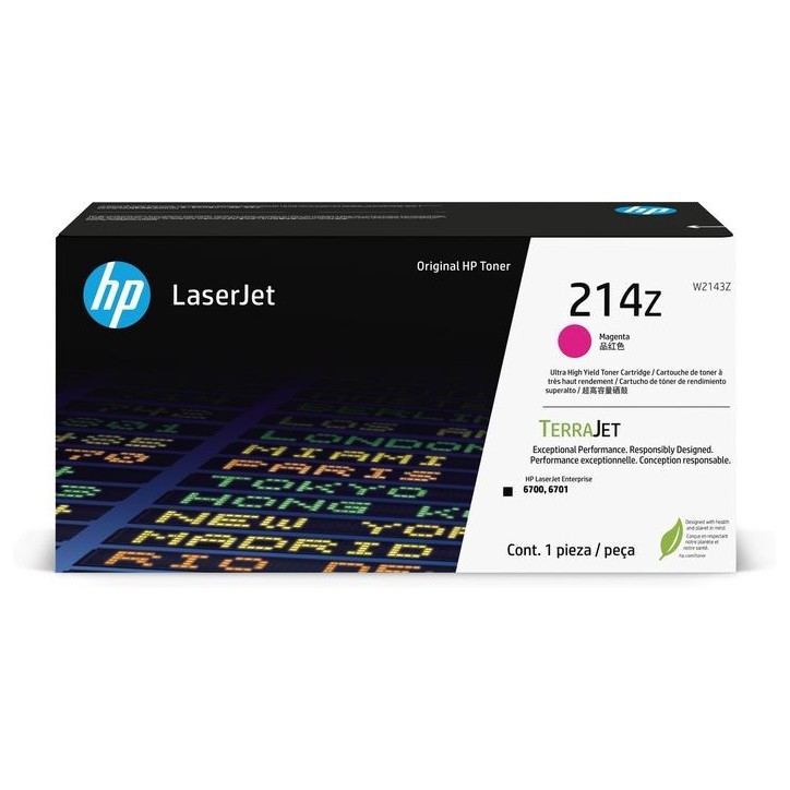 W2143Z HP 214Z Ultra High Yield Magenta Original Laserjet Toner Cartridge