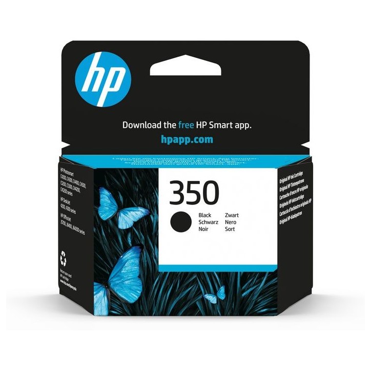 CB335EEABE HP 350 Black Original Ink Cartridge
